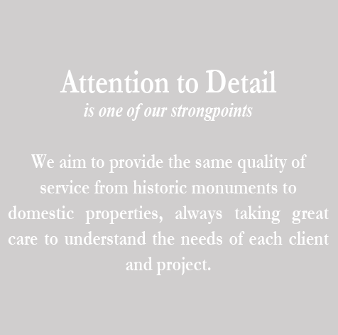 Attention to detail is one of our  strongpoints.